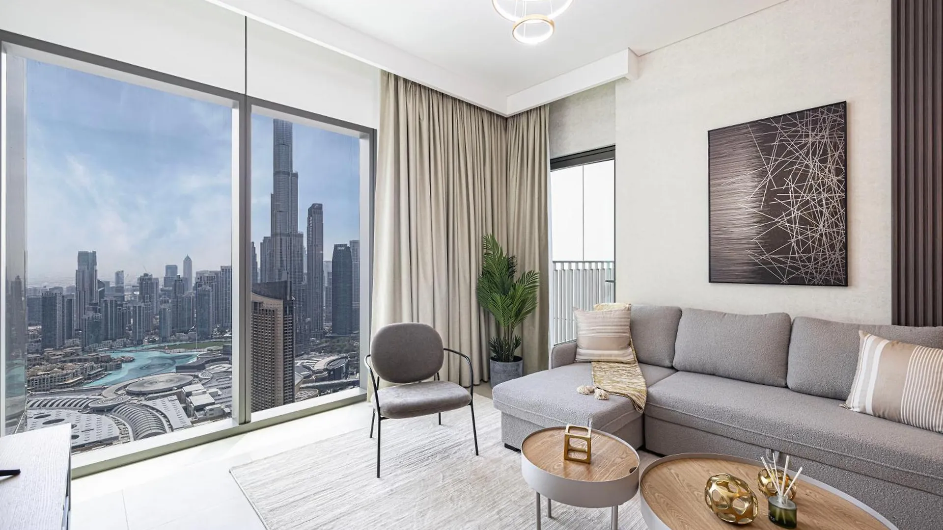 55Th High Floor - 2 Bedroom Apartment With Full Burj Khalifa & Fountain View, Close To Dubail Mall - Downtown Dubai By Stayfinity Max 8 Guests 0*,