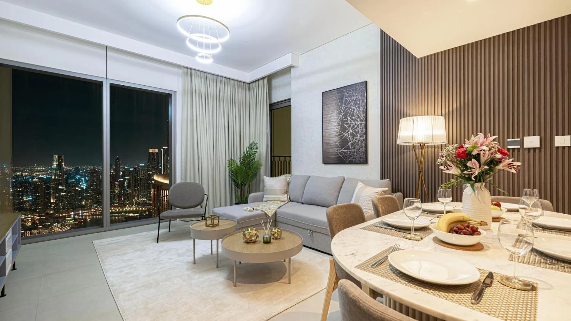 55Th High Floor - 2 Bedroom Apartment With Full Burj Khalifa & Fountain View, Close To Dubail Mall - Downtown Dubai By Stayfinity Max 8 Guests