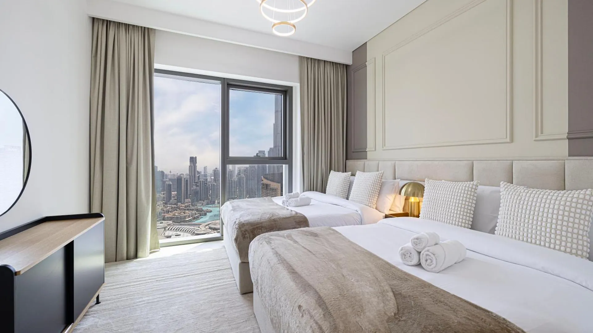 55Th High Floor - 2 Bedroom Apartment With Full Burj Khalifa & Fountain View, Close To Dubail Mall - Downtown Dubai By Stayfinity Max 8 Guests
