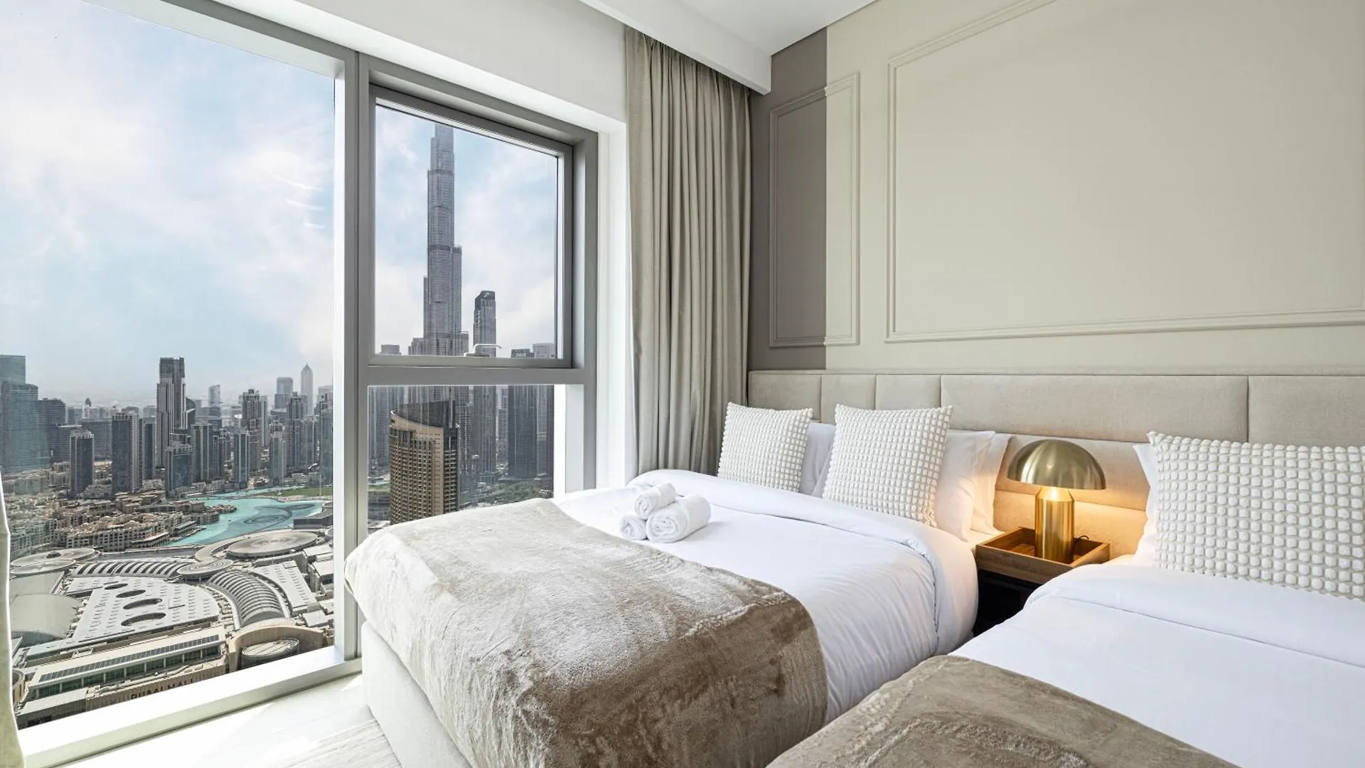 55Th High Floor - 2 Bedroom Apartment With Full Burj Khalifa & Fountain View, Close To Dubail Mall - Downtown Dubai By Stayfinity Max 8 Guests