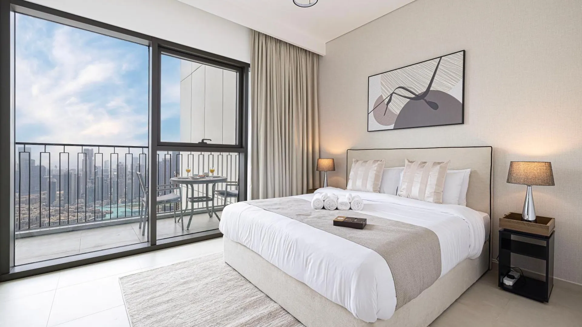 55Th High Floor - 2 Bedroom Apartment With Full Burj Khalifa & Fountain View, Close To Dubail Mall - Downtown Dubai By Stayfinity Max 8 Guests