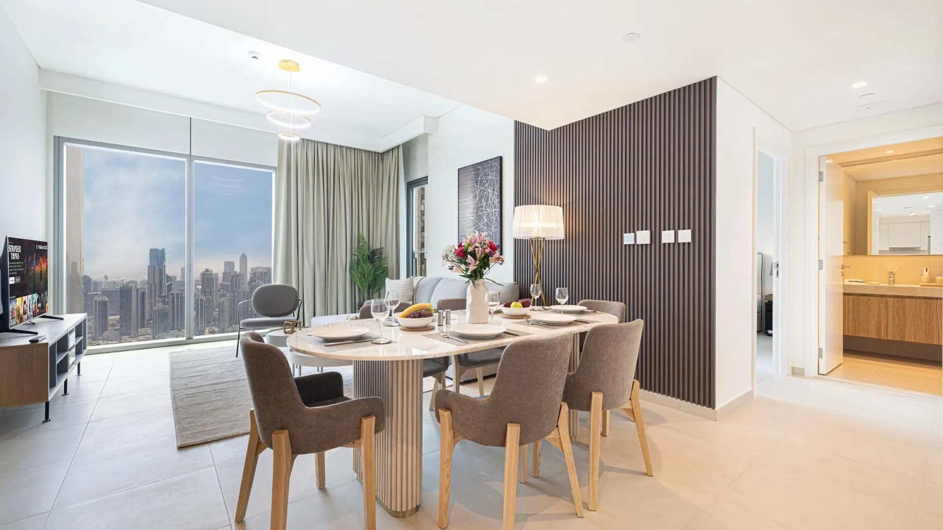 55Th High Floor - 2 Bedroom Apartment With Full Burj Khalifa & Fountain View, Close To Dubail Mall - Downtown Dubai By Stayfinity Max 8 Guests